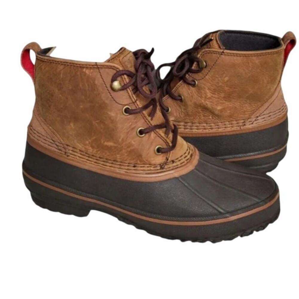 UGG Zetik Waterproof Duck Boots -Chestnut Leather -Men’s US 8